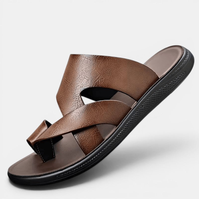 Men's Comfortable Leather Sandals – Kalanzo