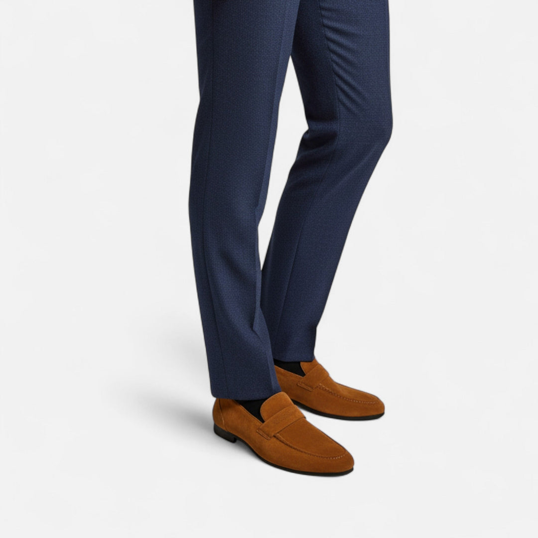 Men's Old Money Suede Penny Loafers – Kalanzo
