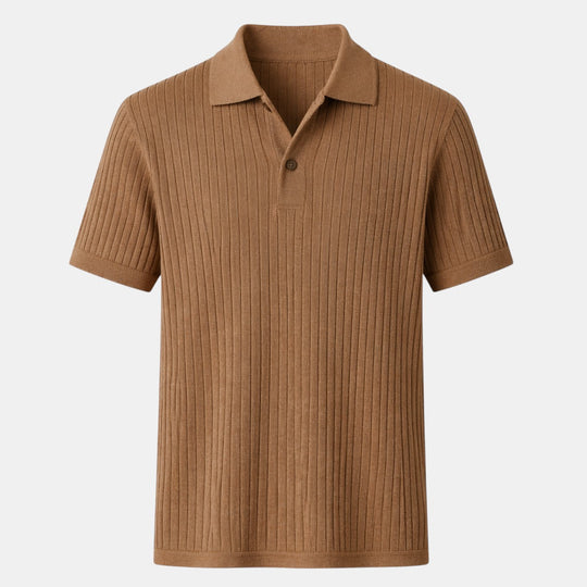 Men's Ribbed Polo Shirt – Kalanzo