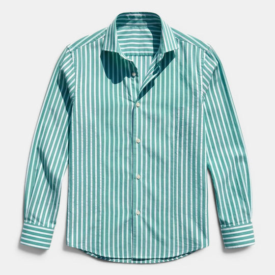 Men's Striped Classic Shirt – Kalanzo