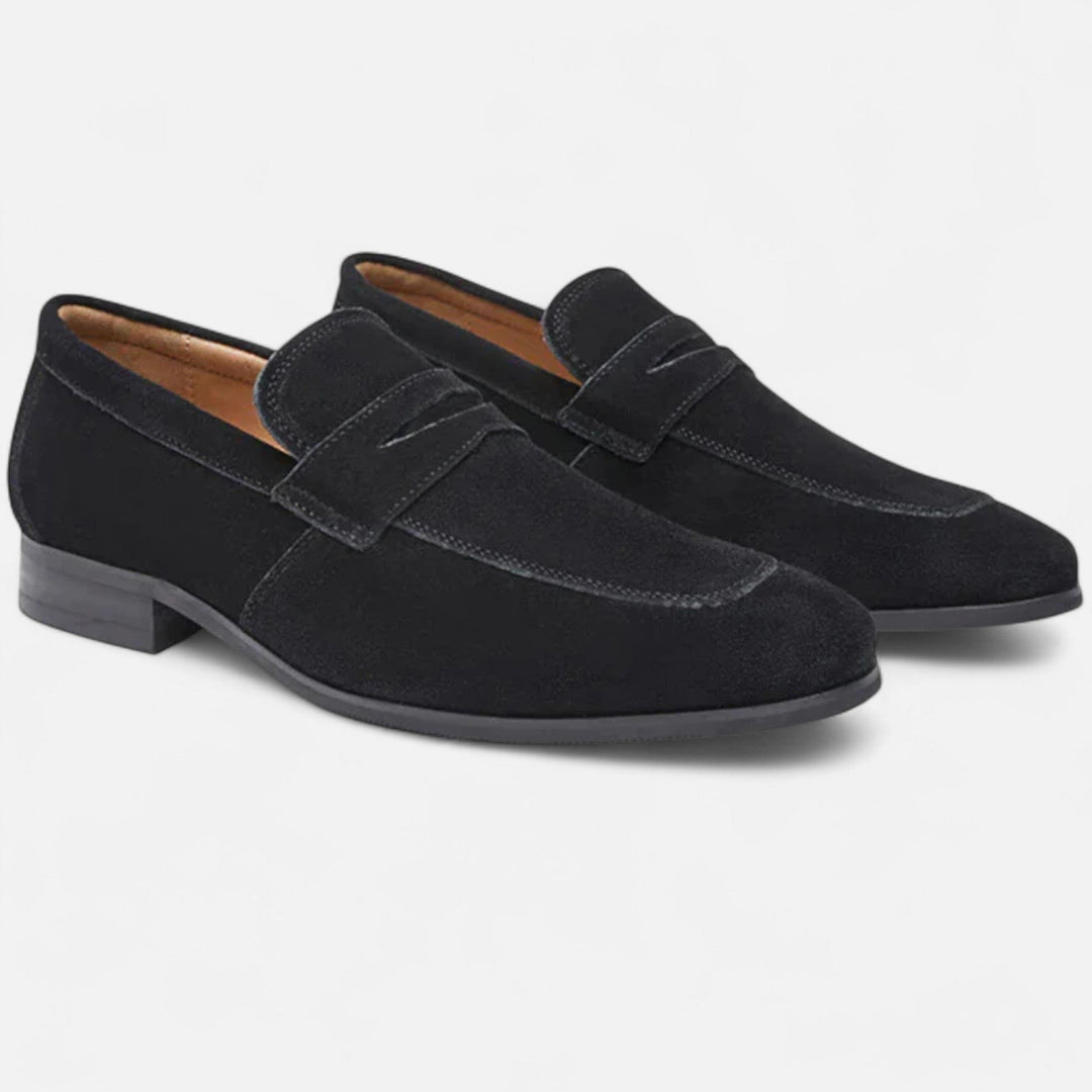 Men's Old Money Suede Penny Loafers – Kalanzo