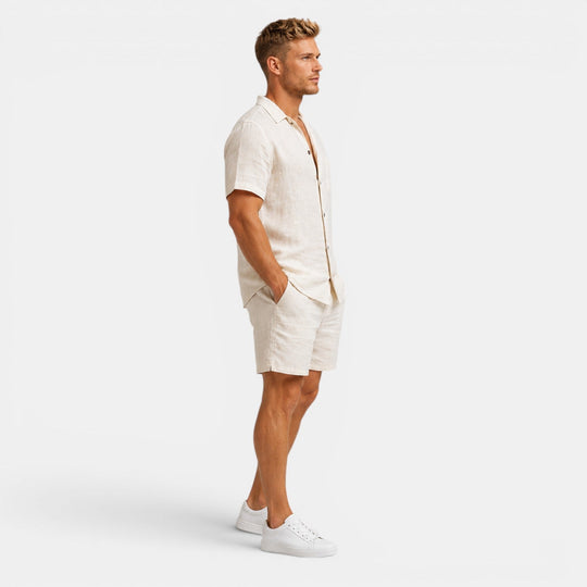 Men's Short Linen Summer Set – Kalanzo
