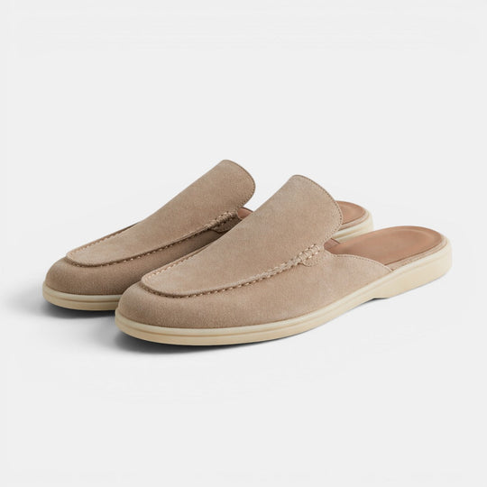 Men's Slip-On Suede Mules – Kalanzo