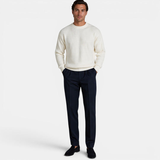 Men's Knit Crewneck Sweater – Kalanzo