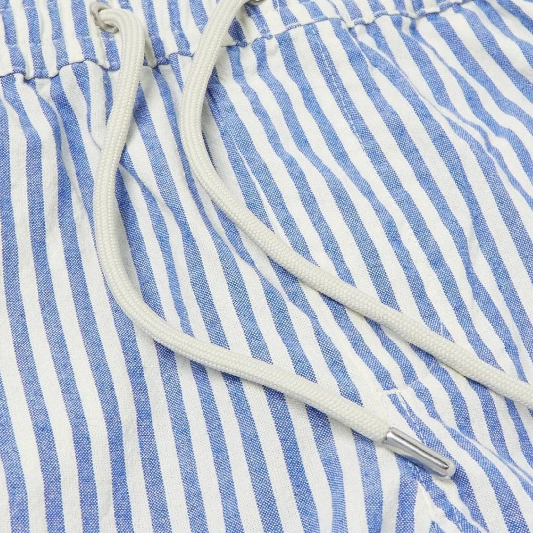 Men's Striped Linen Shorts – Kalanzo