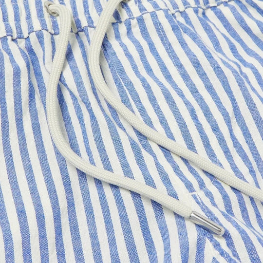 Men's Striped Linen Shorts – Kalanzo