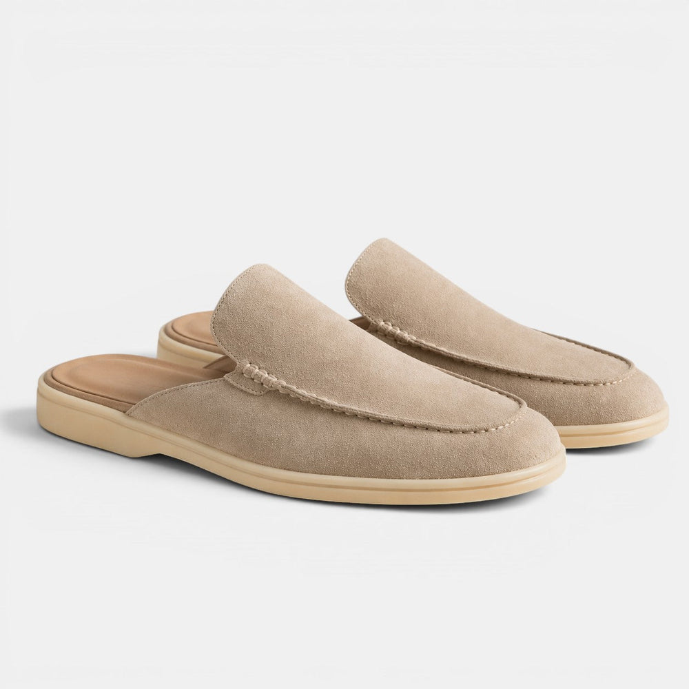 Men's Slip-On Suede Mules – Kalanzo