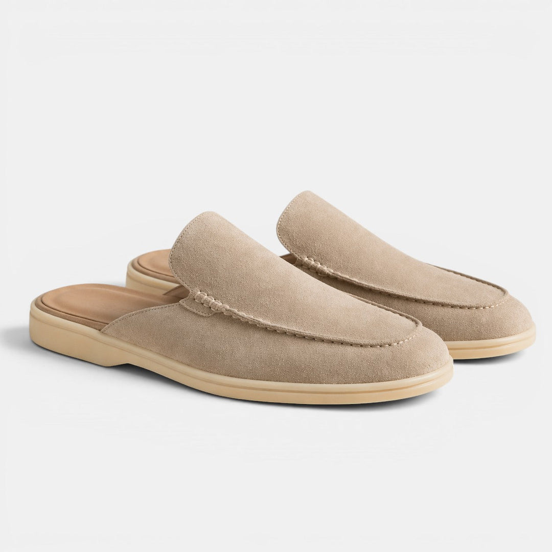 Men's Slip-On Suede Mules – Kalanzo