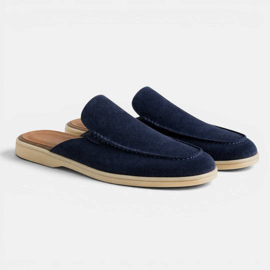 Men's Slip-On Suede Mules – Kalanzo