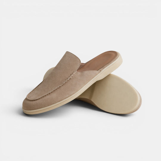 Men's Slip-On Suede Mules – Kalanzo