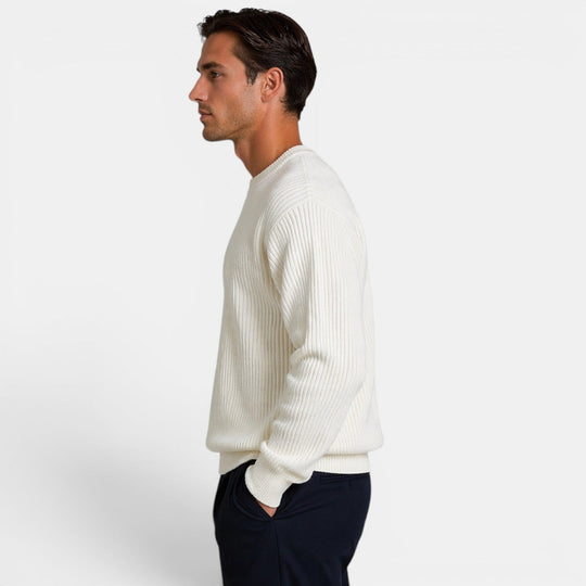 Men's Knit Crewneck Sweater – Kalanzo