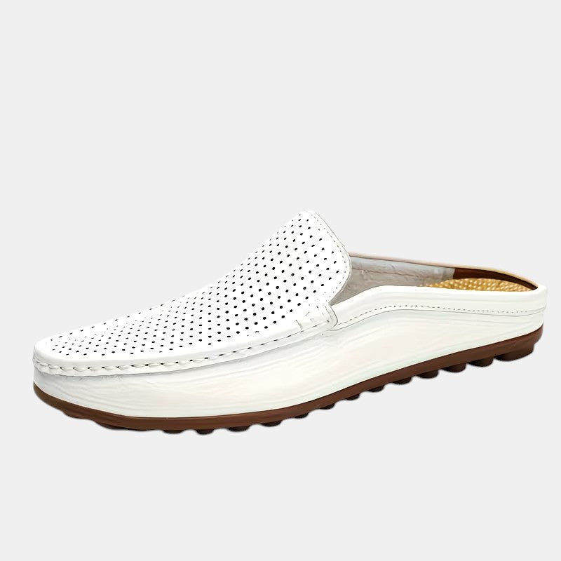 Men's Leather Mule Summer Sandals – Kalanzo