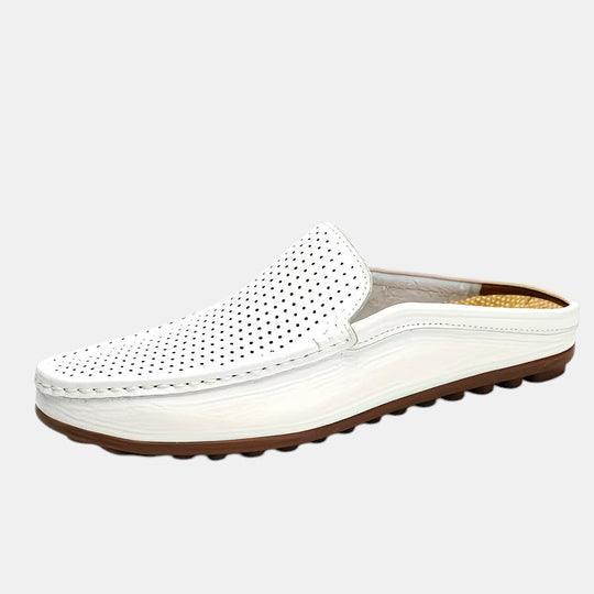 Men's Leather Mule Summer Sandals – Kalanzo