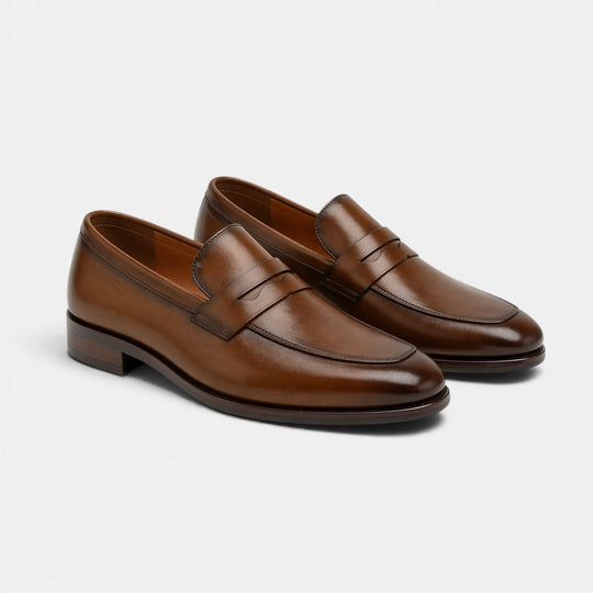 Men's Cow Leather Business Loafers – Kalanzo