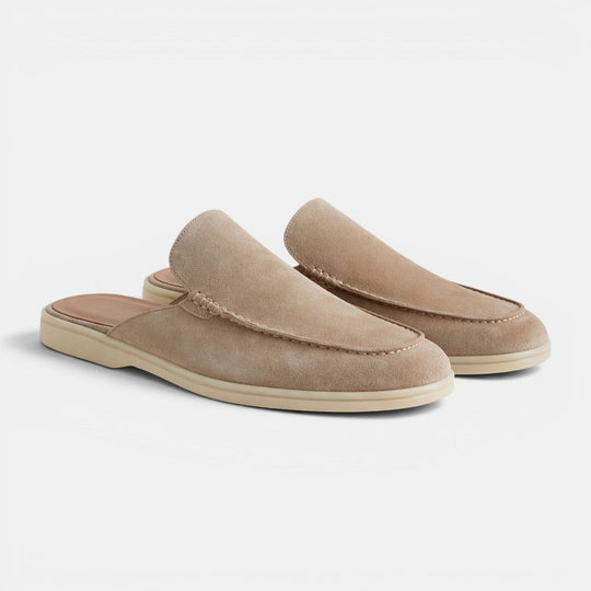 Men's Slip-On Suede Mules – Kalanzo