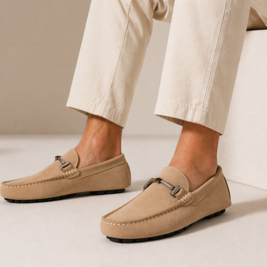 Men's Suede Outdoor Summer Loafers – Kalanzo