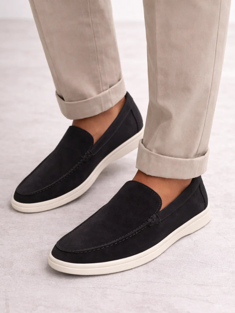 Men's Suede Slip-On Loafers | Driving Shoes