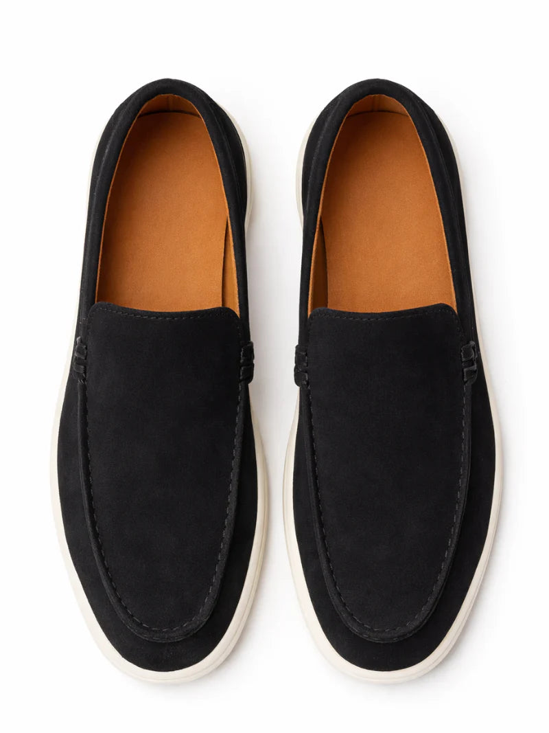 Men's Suede Slip-On Loafers | Driving Shoes