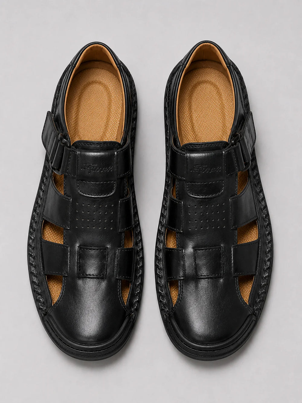 Men's Leather Sandals | Lightweight Summer Walking Shoes