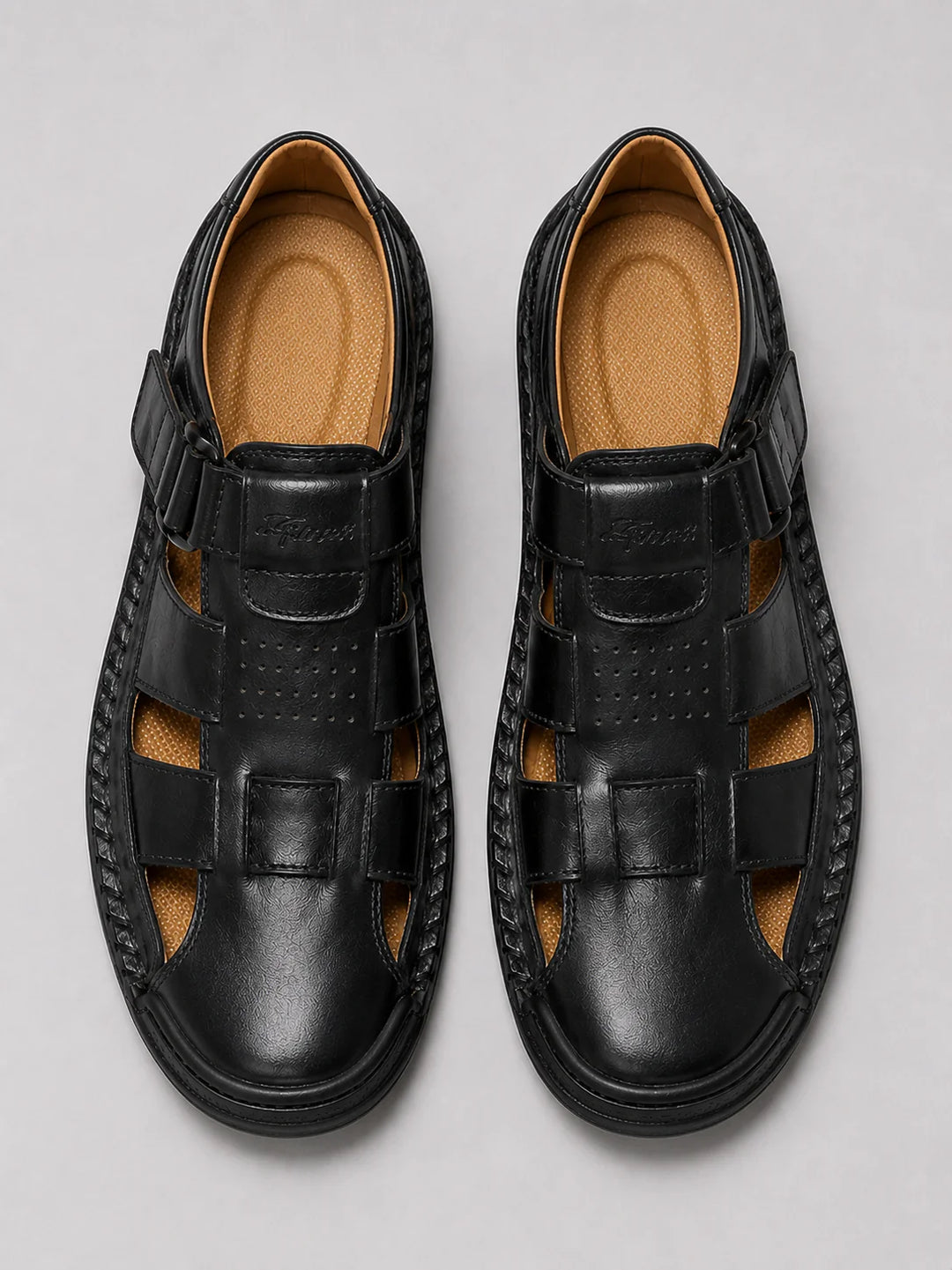 Men's Leather Sandals | Lightweight Summer Walking Shoes