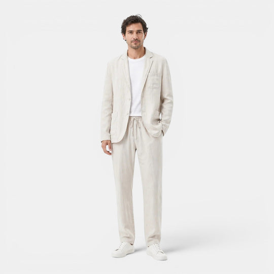 Men's Breathable Linen Two-Piece Suit – Kalanzo