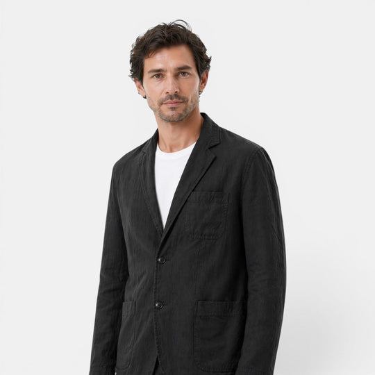 Men's Breathable Linen Two-Piece Suit – Kalanzo