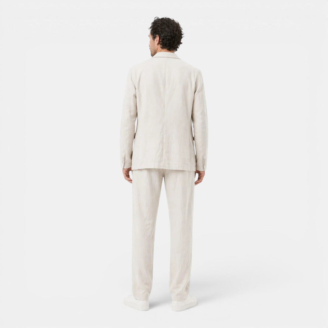 Men's Breathable Linen Two-Piece Suit – Kalanzo
