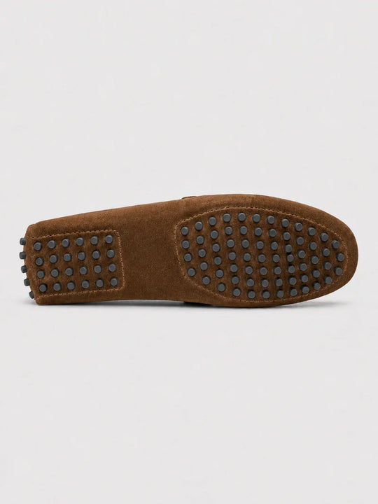 Men's Suede Penny Loafers | Classic Slip-On Dress Shoes
