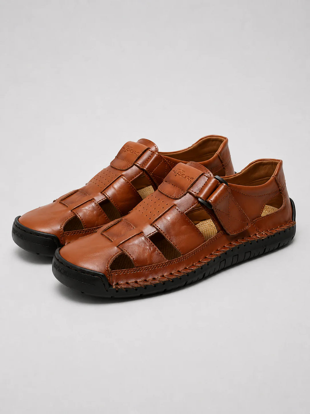 Men's Leather Sandals | Lightweight Summer Walking Shoes