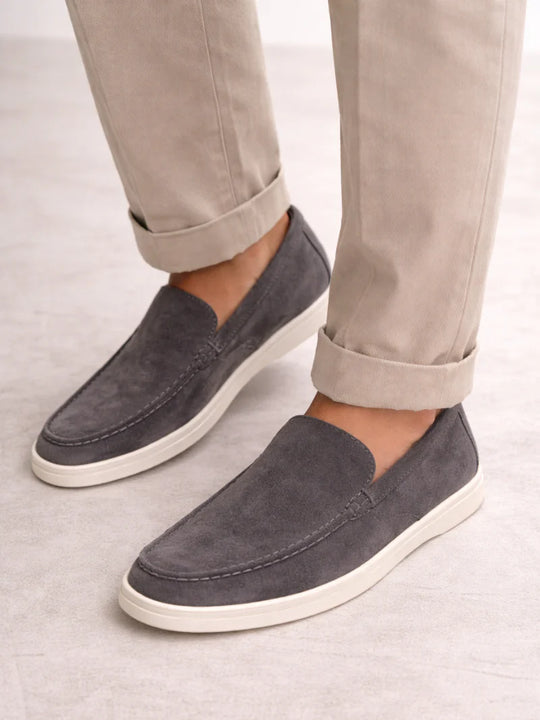 Men's Suede Slip-On Loafers | Driving Shoes
