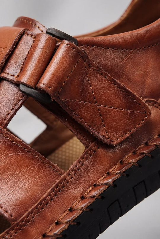 Men's Leather Sandals | Lightweight Summer Walking Shoes