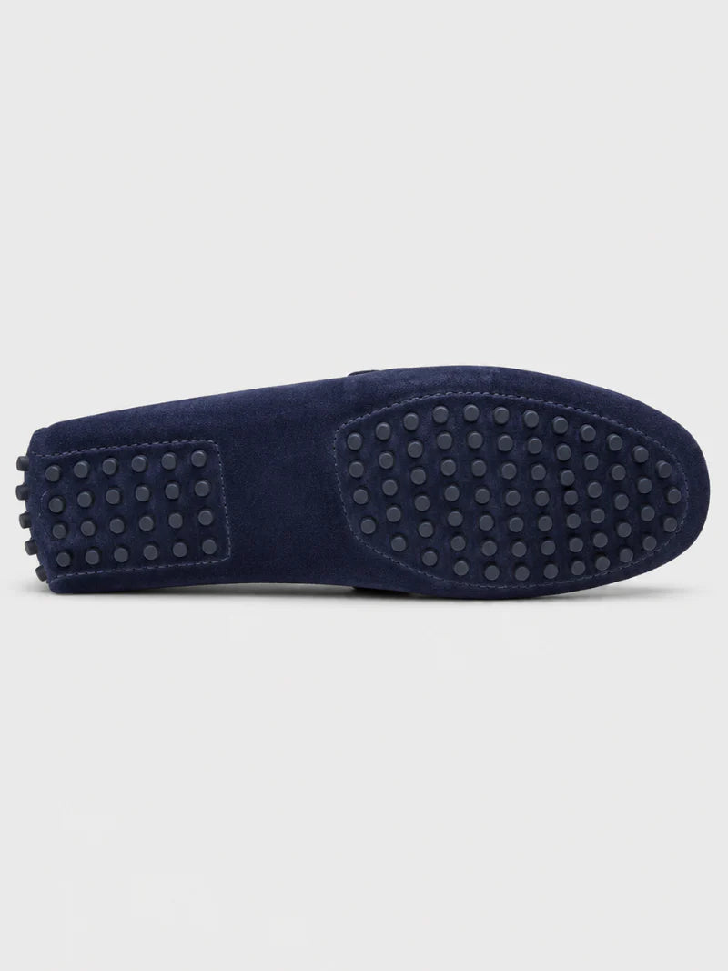 Men's Suede Penny Loafers | Classic Slip-On Dress Shoes