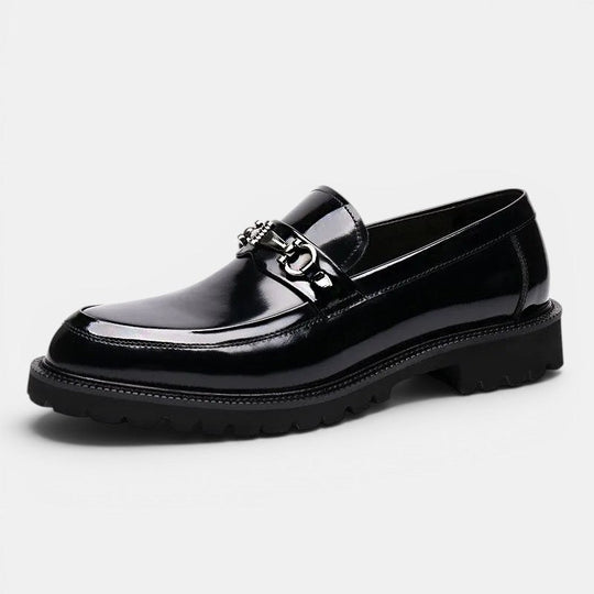 Men's Leather Lug Sole Horsebit Loafer – Kalanzo