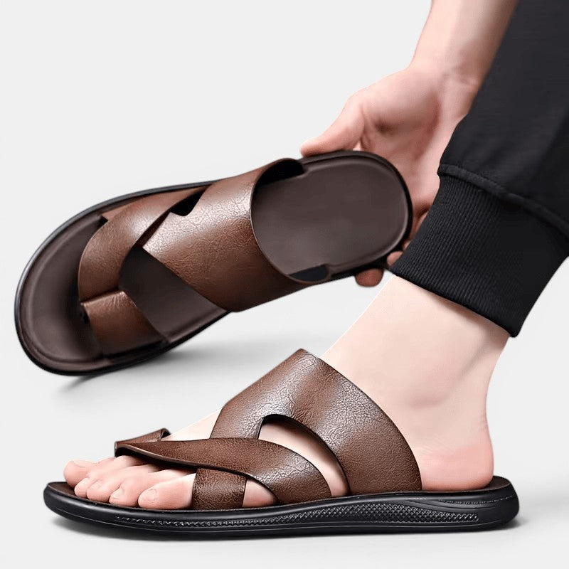 Men's Comfortable Leather Sandals – Kalanzo