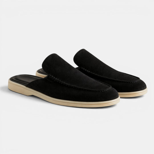 Men's Slip-On Suede Mules – Kalanzo