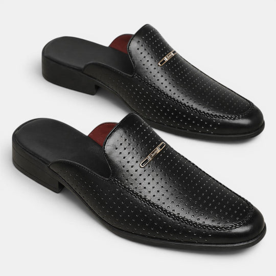 Men's Cushioned Genuine Leather Slides – Kalanzo