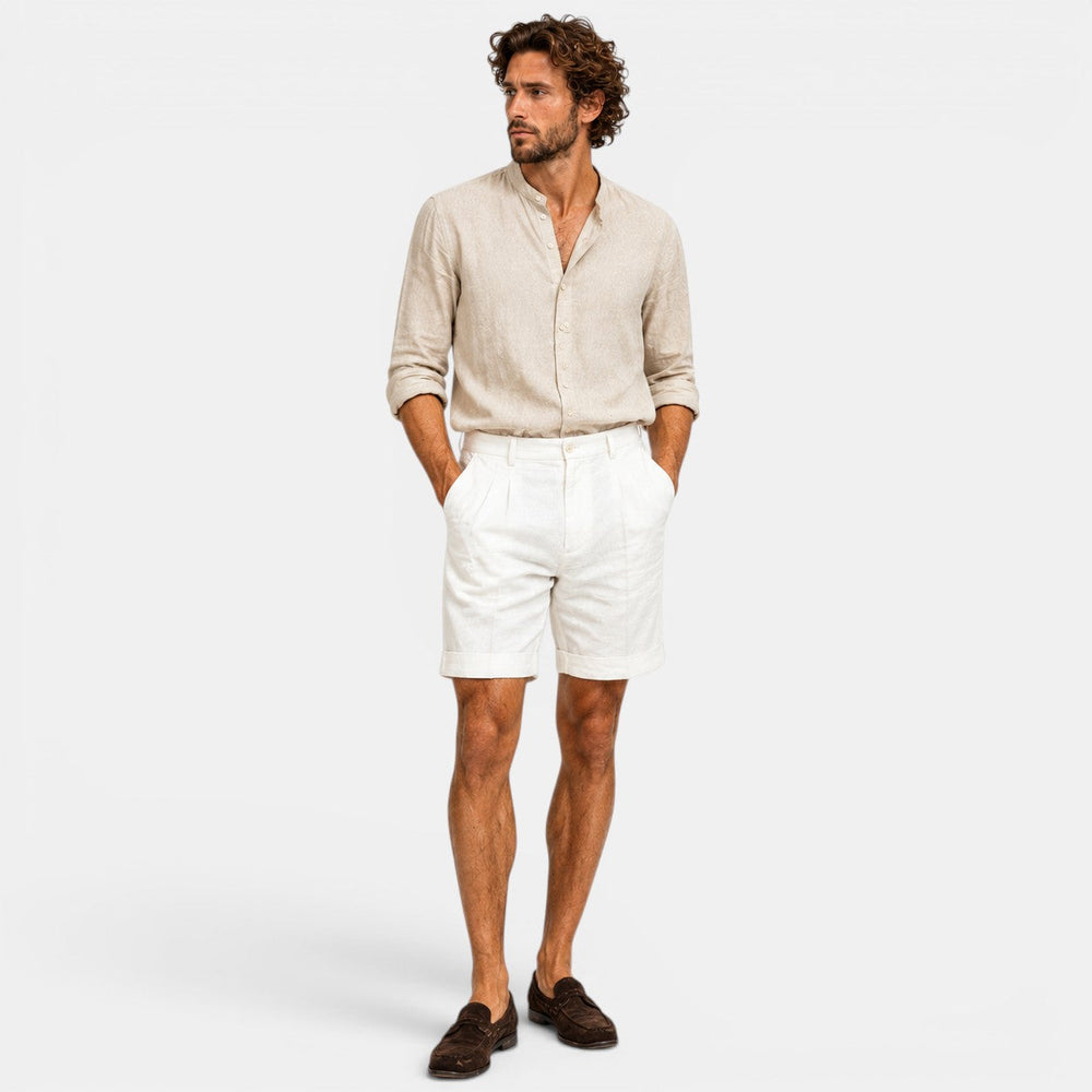 Men's Relaxed Linen Shorts – Kalanzo