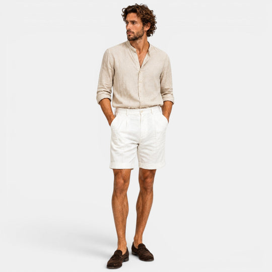 Men's Relaxed Linen Shorts – Kalanzo