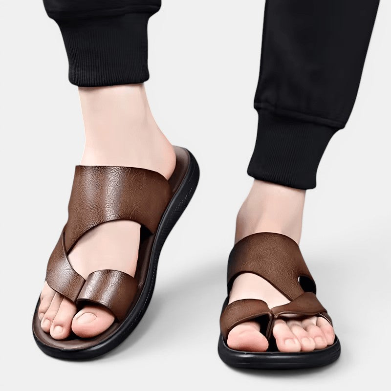 Men's Comfortable Leather Sandals – Kalanzo