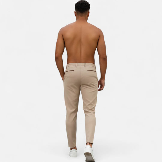 Men's Classic Pleated Business Trousers – Kalanzo