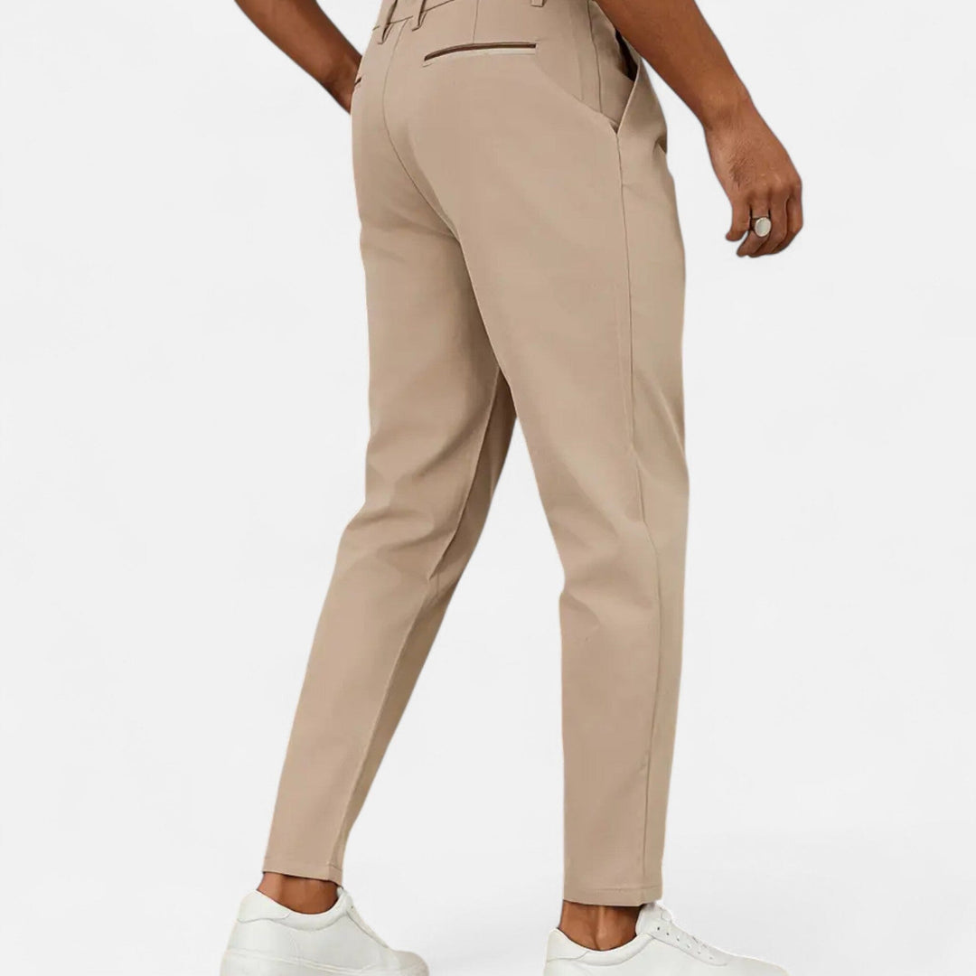 Men's Classic Pleated Business Trousers – Kalanzo