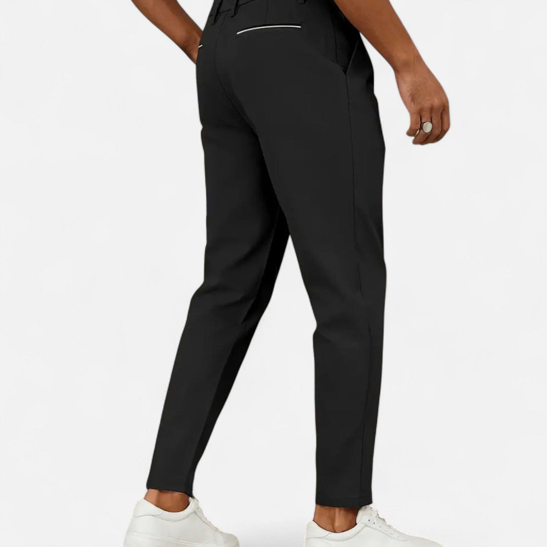 Men's Classic Pleated Business Trousers – Kalanzo