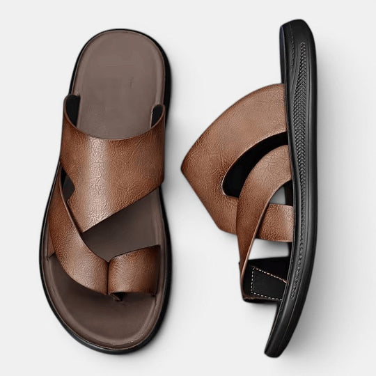 Men's Comfortable Leather Sandals – Kalanzo