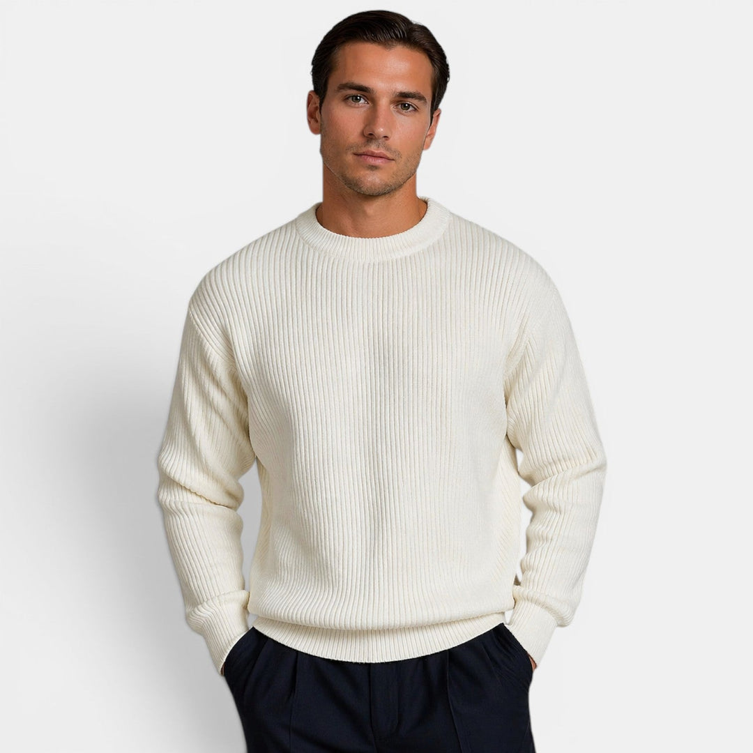 Men's Knit Crewneck Sweater – Kalanzo