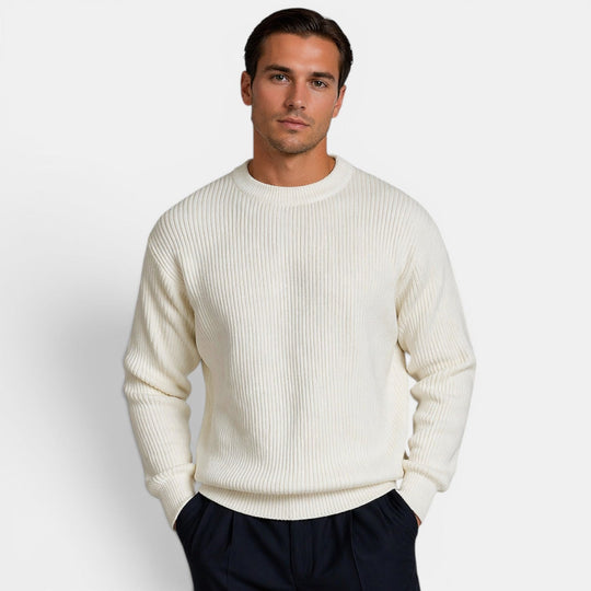Men's Knit Crewneck Sweater – Kalanzo