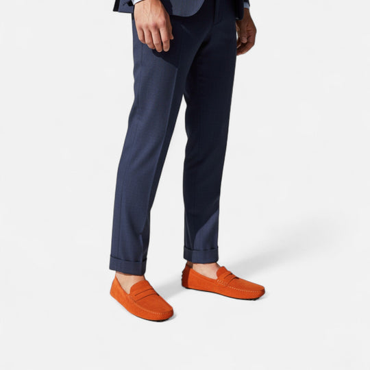 Men's Suede Driver Loafers – Kalanzo