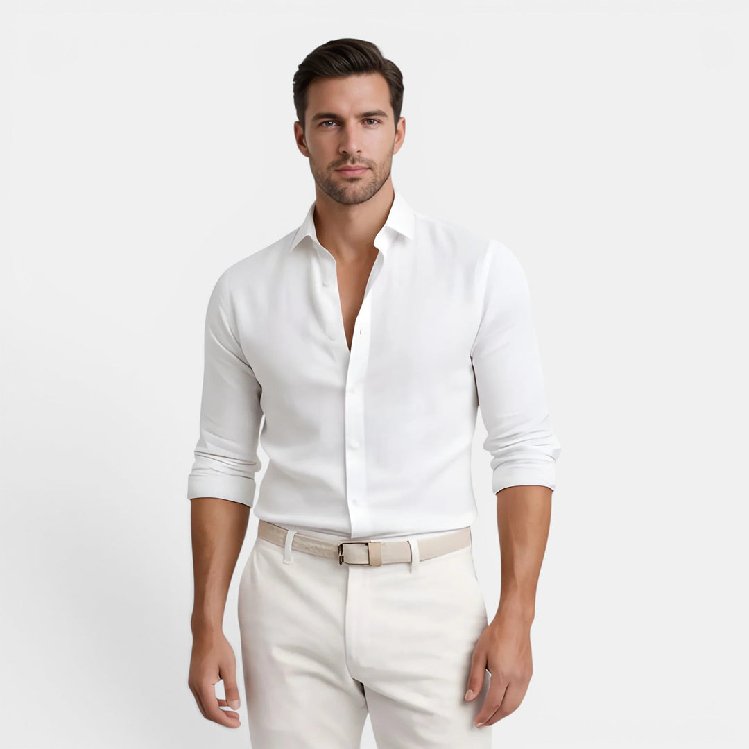 Men's Breathable Linen Shirt – Kalanzo