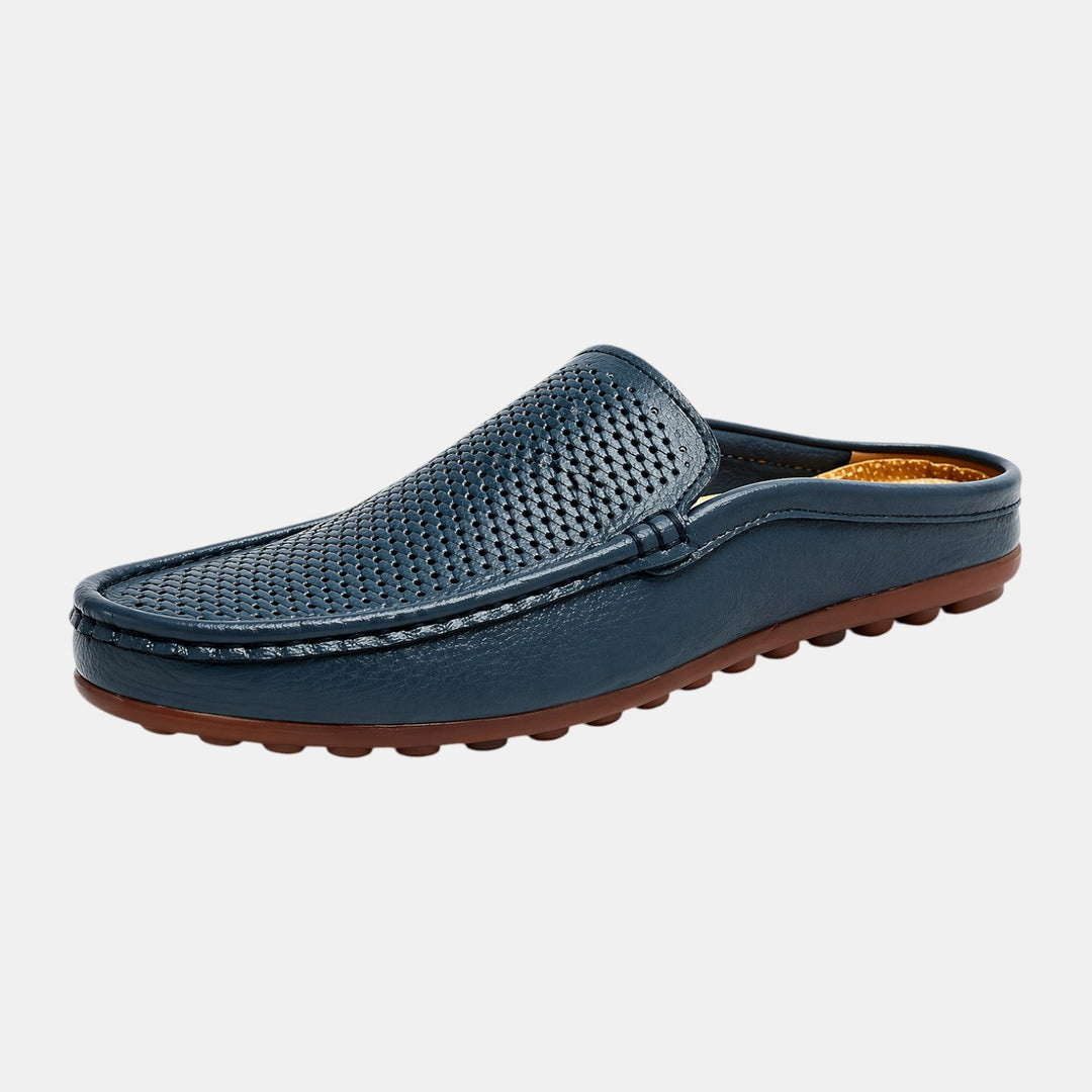 Men's Leather Mule Summer Sandals – Kalanzo