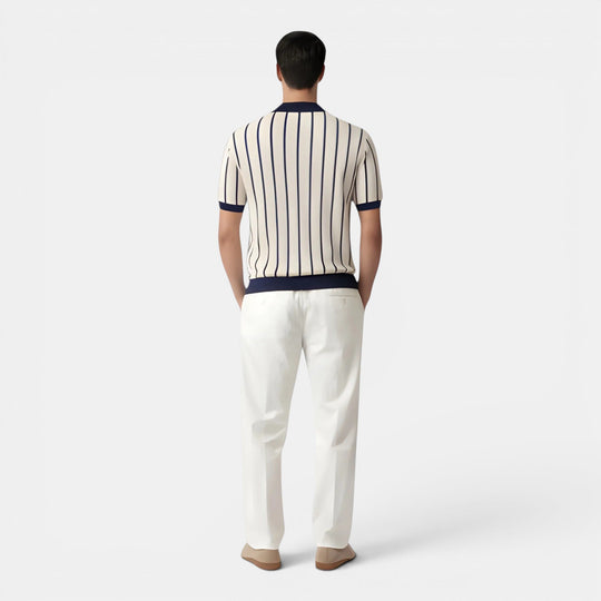 Men's Striped Knit Shirt – Kalanzo