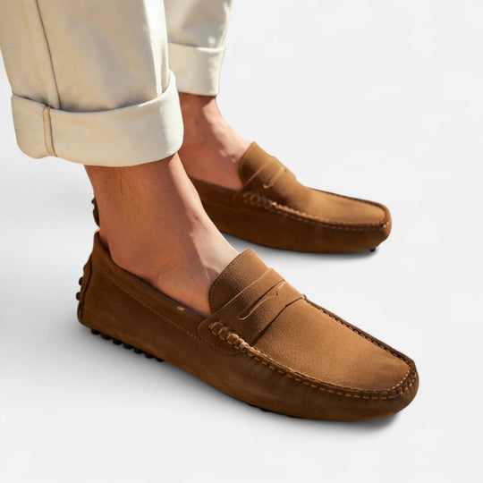Men's Suede Driver Loafers – Kalanzo